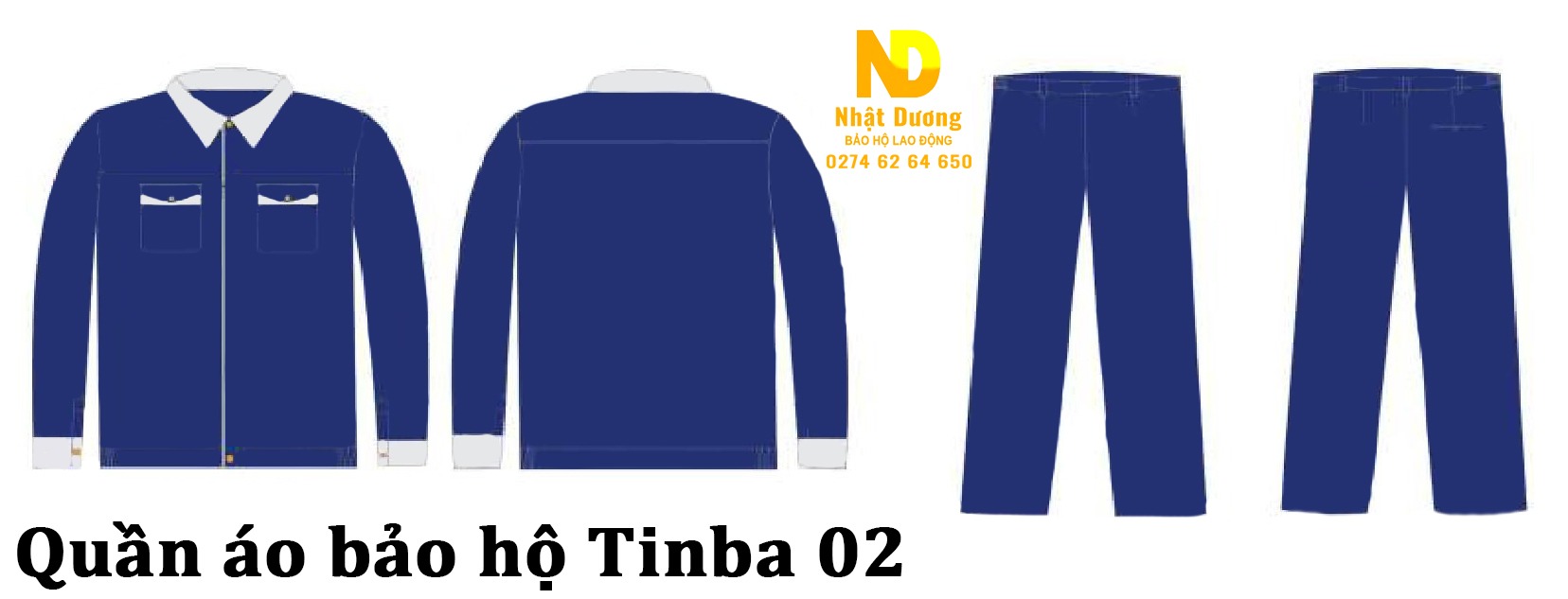 Quần áo bảo hộ kỹ sư Tinba 02