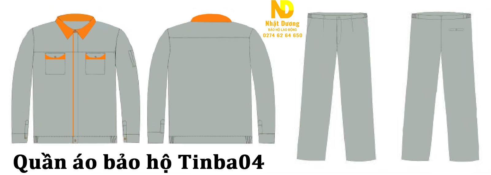 Quần áo bảo hộ kỹ sư Tinba 04