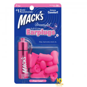 Nút chống ồn Mack's Dreamgirl ộ đàn hồi cao, mềm mại, tạo cảm giác thoải mái, không đâu khi sử dụng lâu. Ôm sát tai nhưng không gây hại cho làm da.