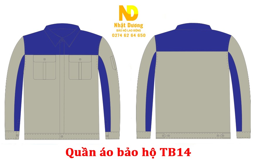 Quần áo bảo hộ kỹ sư TB14