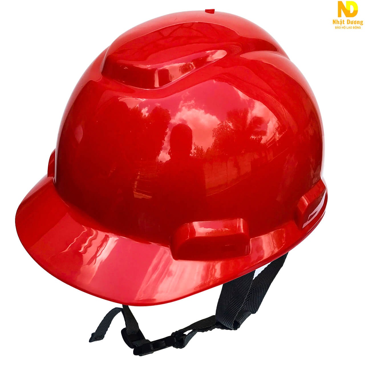 Mũ bảo hộ công trình HP-N.08 màu đỏ