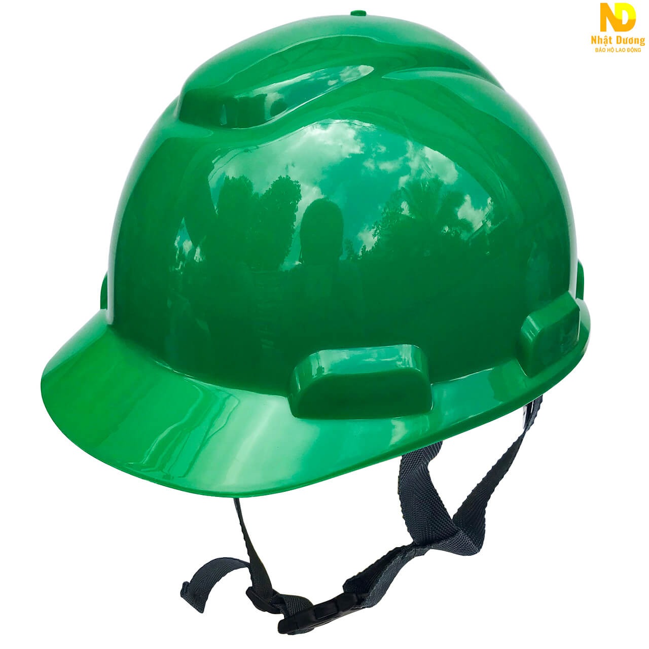 Mũ bảo hộ công trình HP-N.08 màu xanh lá cây