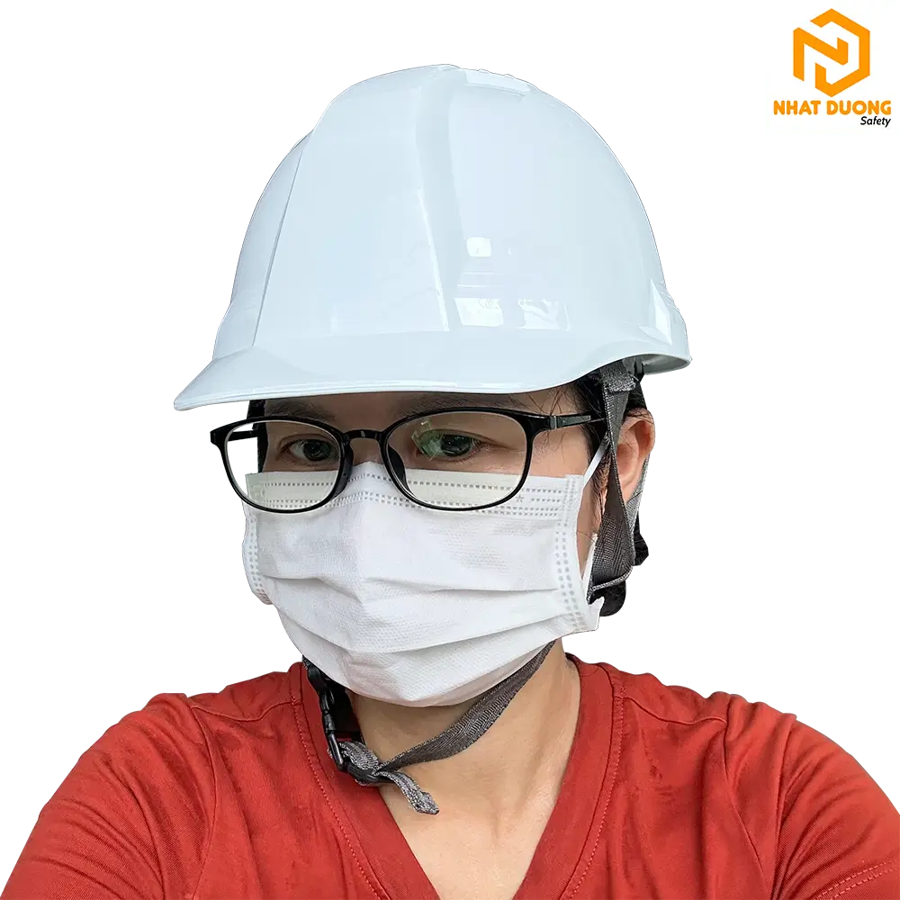 Mũ bảo hộ N04 màu trắng