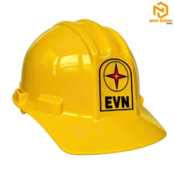 Mũ điện lực EVN màu vàng