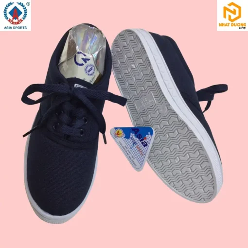 Giày Asia cột dây nữ W01V màu xanh