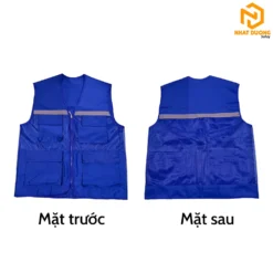 Áo gile phản quang kỹ sư màu xanh dương