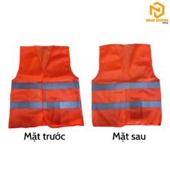 Áo phản quang 3M 2 sọc màu cam
