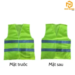 Áo phản quang 3M 2 sọc màu xanh chuối