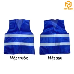 Áo phản quang 3M 2 sọc màu xanh dương