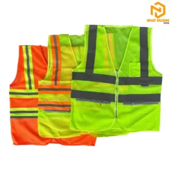 Áo phản quang 3M 4 sọc có túi