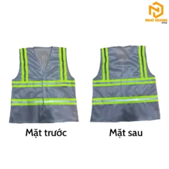 Áo phản quang 3M 4 sọc màu xám
