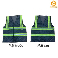 Áo phản quang 3M 4 sọc màu xanh đen