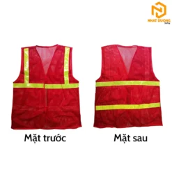 Áo phản quang HN màu đỏ