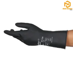 Găng tay cao su Ansell AlphaTec®87-118 màu đen