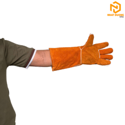 Găng tay da hàn GNC màu vàng