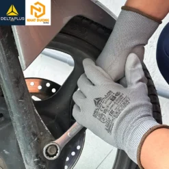 Găng tay phủ PU DeltaPlus VE702PG