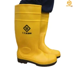 Ủng nhựa lót thép Usafety màu vàng