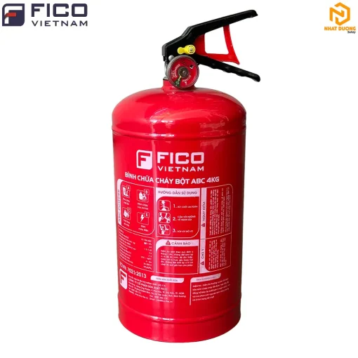 Bình chữa cháy xách tay FICO bột ABC 4kg