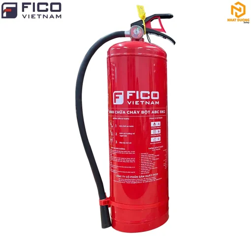 Bình chữa cháy xách tay FICO bột ABC 8kg