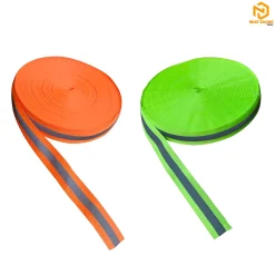 Dây phản quang vải rộng 2,5cm dài 100m