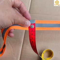 Dây phản quang vải rộng 2,5cm dài 100m