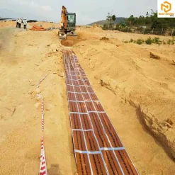 Băng cảnh báo cáp điện chôn ngầm khổ 30cm