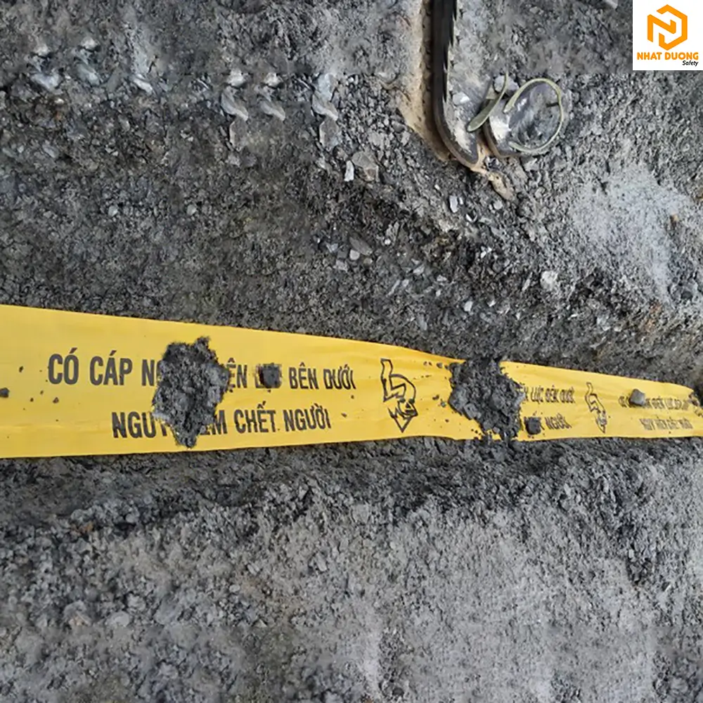 Băng cảnh báo cáp ngầm 15cm x 100m
