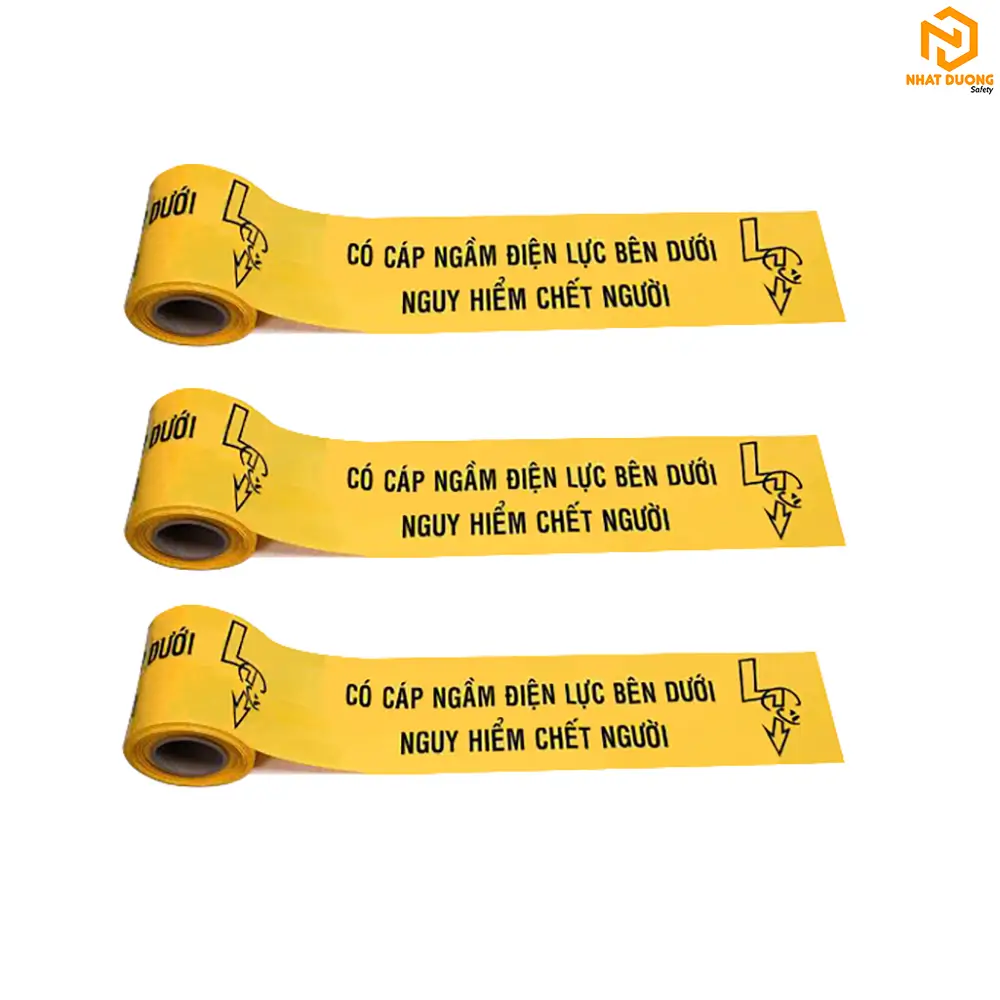 Băng cảnh báo cáp ngầm 15cm x 100m