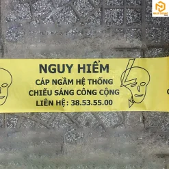 Băng cảnh báo cáp ngầm chiếu sáng