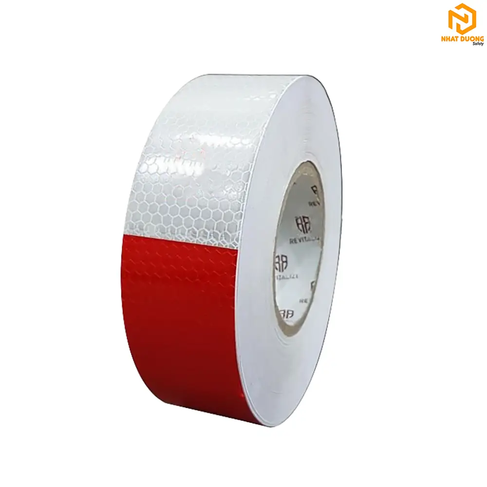 Băng keo phản quang tổ ong 2 màu