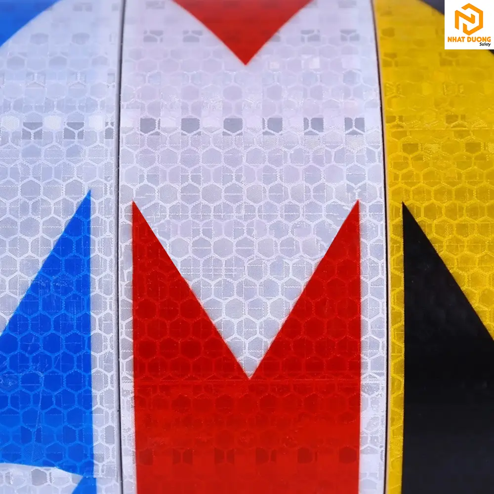 Băng keo phản quang tổ ong mũi tên
