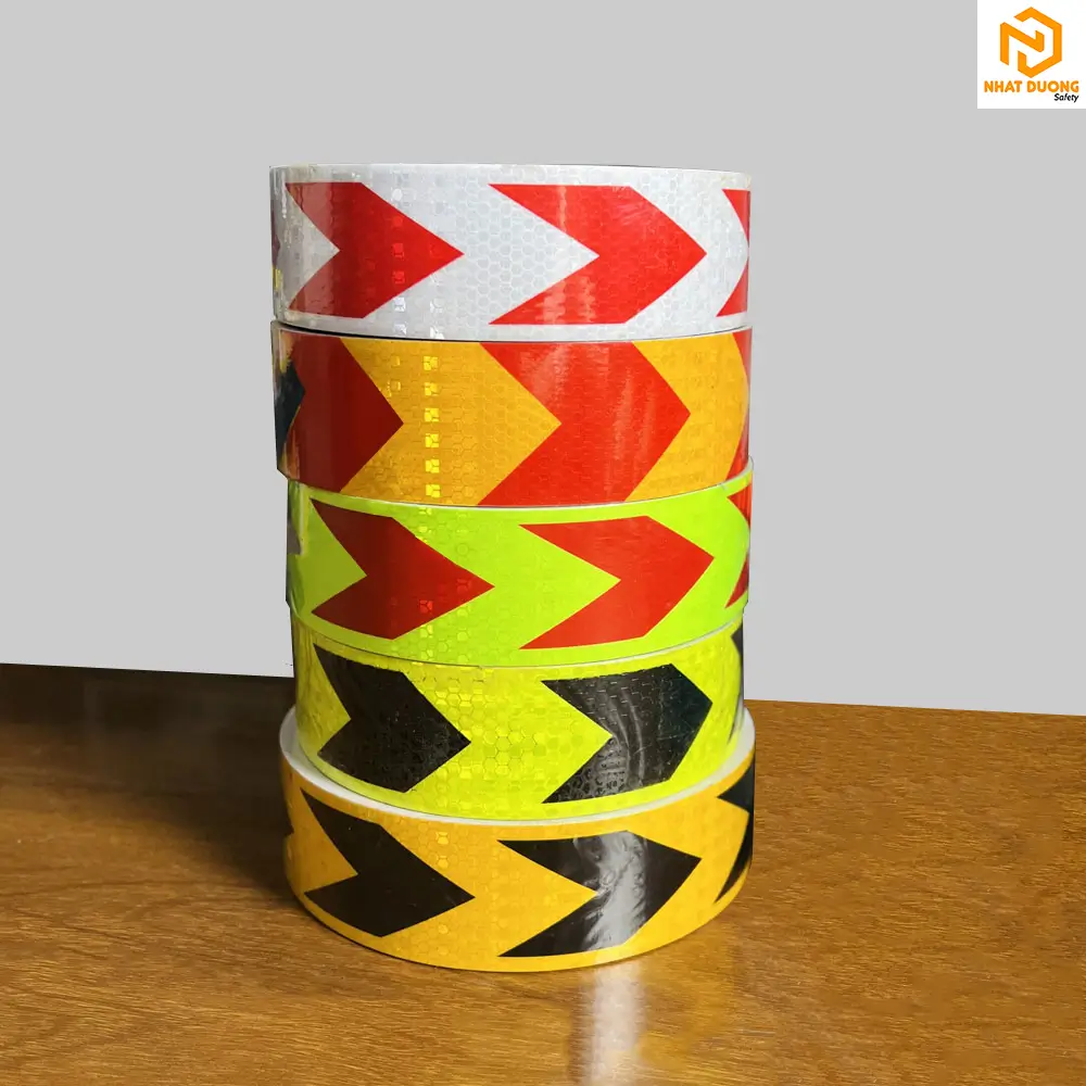 Băng keo phản quang tổ ong mũi tên