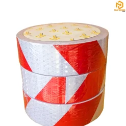 Băng keo phản quang tổ ong sọc chéo
